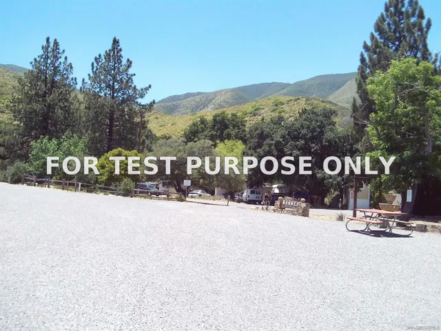 Demo/Test Data 0 Highway 78 Unit 5, Julian, Ca 92036