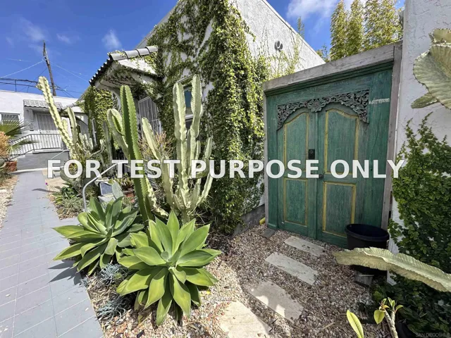 Demo/Test Data 3917-31 Hamilton Street, San Diego, Ca 92104