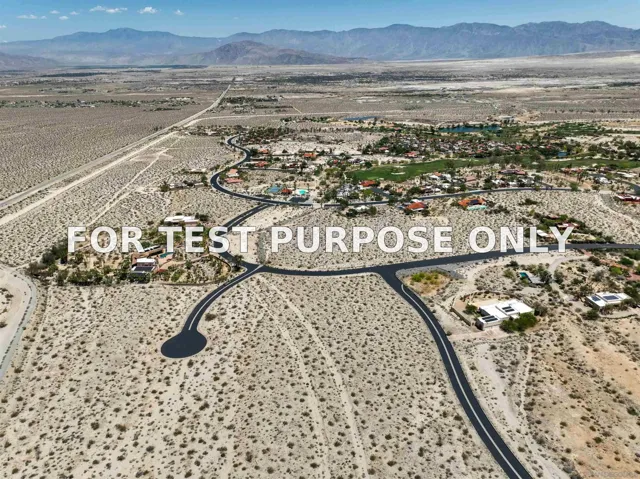 Demo/Test Data Tinaja Lane Unit 12, Borrego Springs, Ca 92004