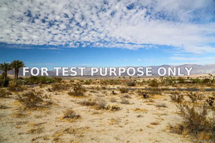 Demo/Test Data Tinaja Lane Unit 12, Borrego Springs, Ca 92004