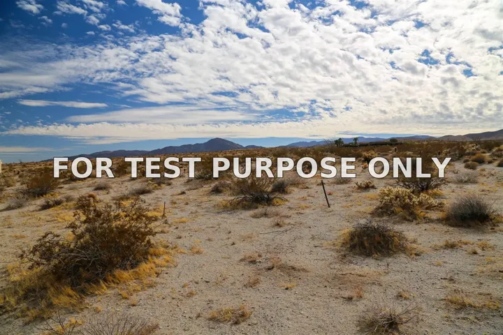 Demo/Test Data Tinaja Lane Unit 12, Borrego Springs, Ca 92004