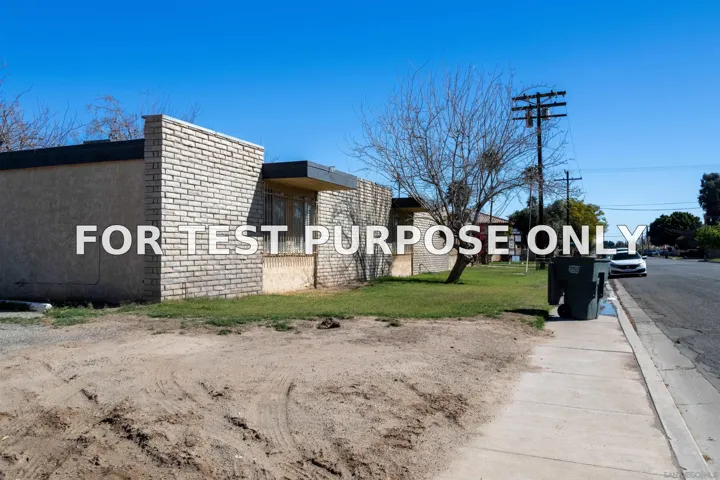 Demo/Test Data 605 W H St West, Brawley, Ca 92227