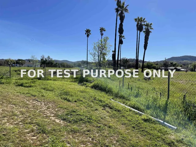Demo/Test Data 16025 Vesper Unit 1, Valley Center, Ca 92082