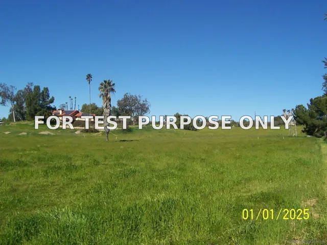 Demo/Test Data 16025 Vesper Unit 1, Valley Center, Ca 92082