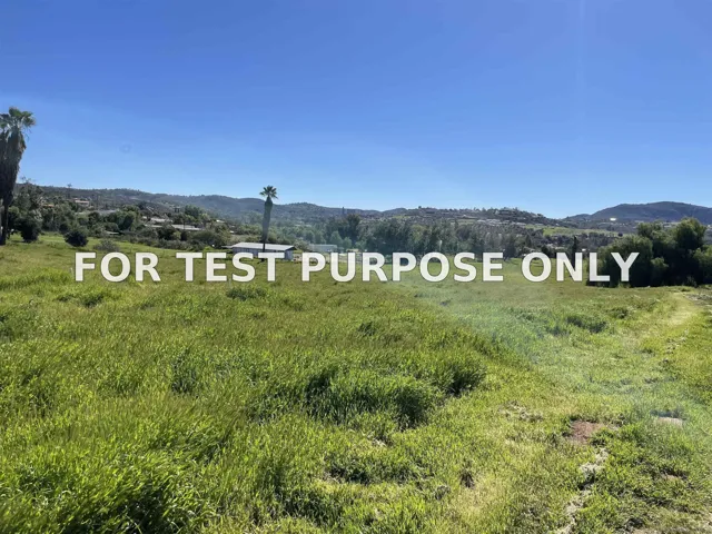 Demo/Test Data 16025 Vesper Unit 1, Valley Center, Ca 92082