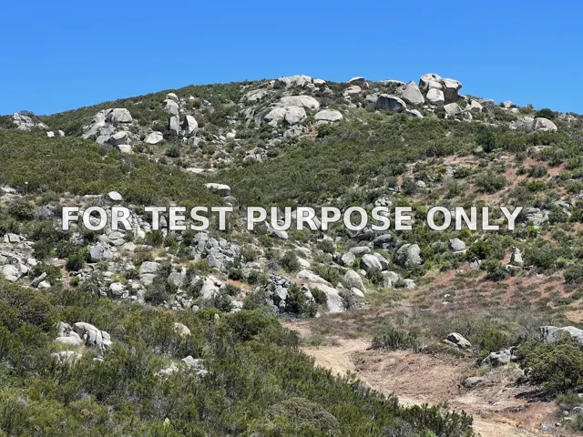 Demo/Test Data 000 La Posta Road Unit ., Campo, Ca 91906