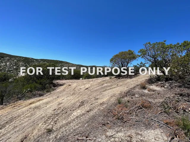 Demo/Test Data 000 La Posta Road Unit ., Campo, Ca 91906