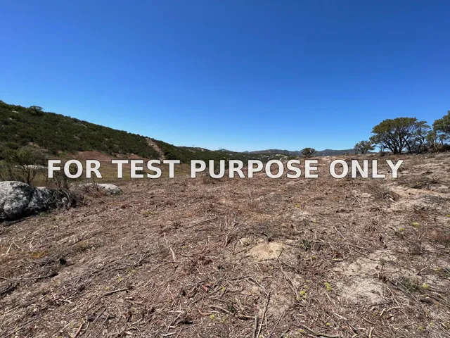 Demo/Test Data 000 La Posta Road Unit ., Campo, Ca 91906