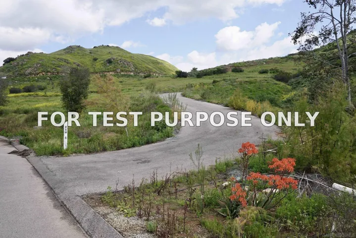 Demo/Test Data 16290 Burkhard Hill Unit 9, San Pasqual, Ca 92025