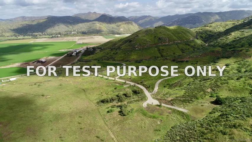 Demo/Test Data 16290 Burkhard Hill Unit 9, San Pasqual, Ca 92025