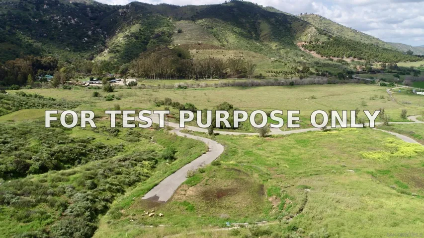 Demo/Test Data 16270 Via Justina Real Unit 7, San Pasqual, Ca 92025