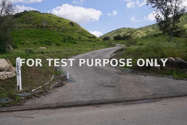 Demo/Test Data 16270 Via Justina Real Unit 7, San Pasqual, Ca 92025