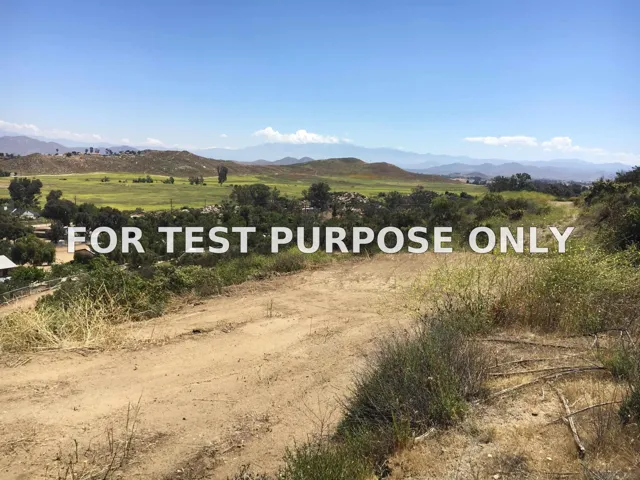 Demo/Test Data 32525 Parnell Rd Unit 1, Menifee, Ca 92584