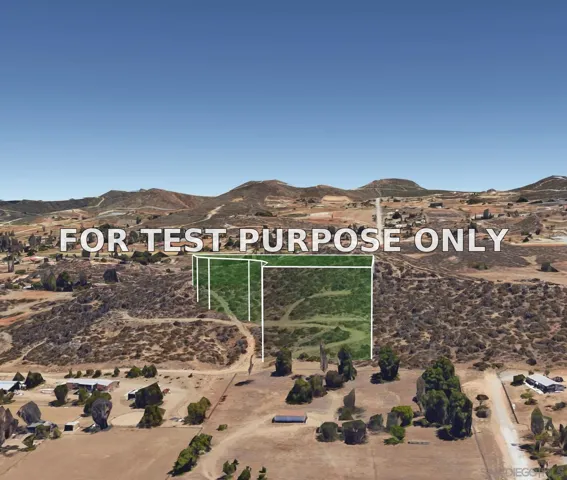 Demo/Test Data 32525 Parnell Rd Unit 1, Menifee, Ca 92584