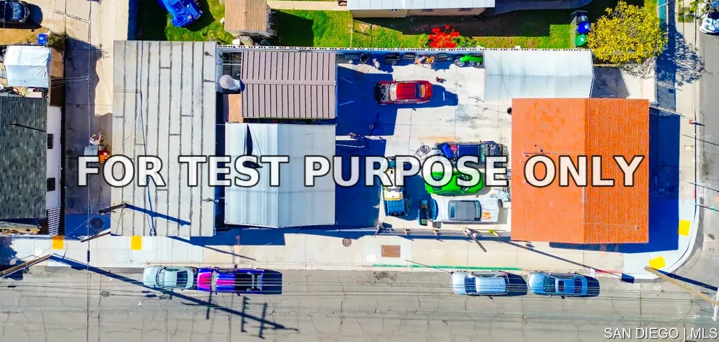 Demo/Test Data 2691 Newton Ave, San Diego, Ca 92113