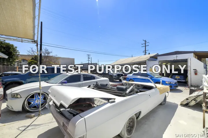 Demo/Test Data 2691 Newton Ave, San Diego, Ca 92113