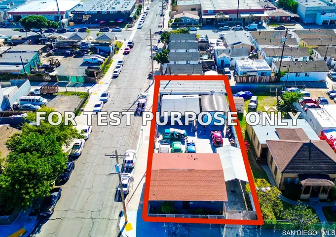 Demo/Test Data 2691 Newton Ave, San Diego, Ca 92113
