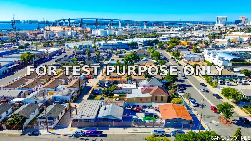 Demo/Test Data 2691 Newton Ave, San Diego, Ca 92113