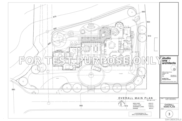Demo/Test Data 17816 Punta Del Sur Unit 64, Rancho Santa Fe, Ca 92067
