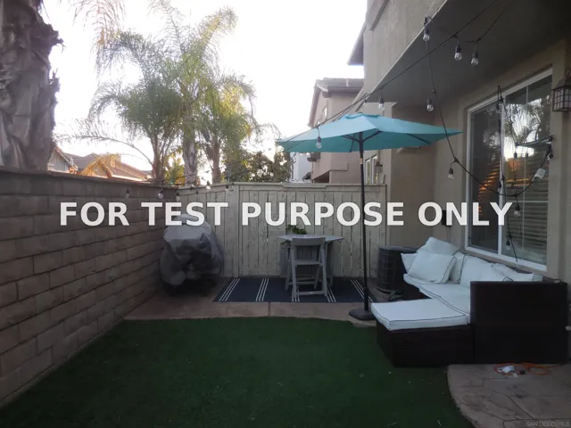Demo/Test Data 2128 Cantata Drive Unit 38, Chula Vista, Ca 91914