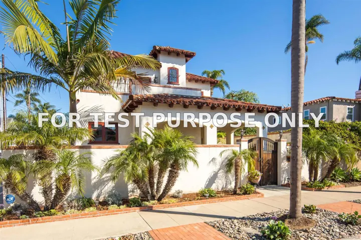 Demo/Test Data 615 4th, Coronado, Ca 92118