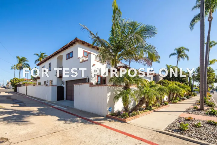 Demo/Test Data 615 4th, Coronado, Ca 92118