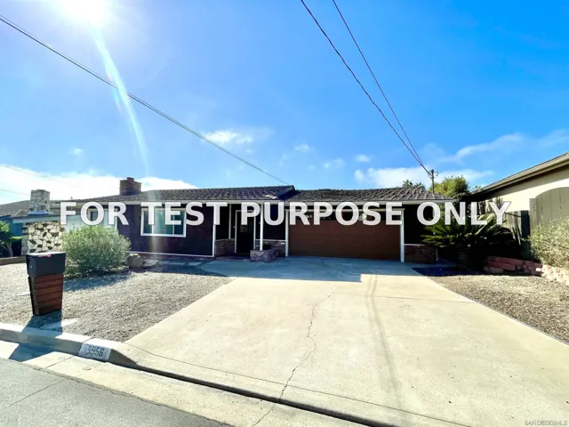 Demo/Test Data 5556 Ladybird Lane, La Jolla, Ca 92037