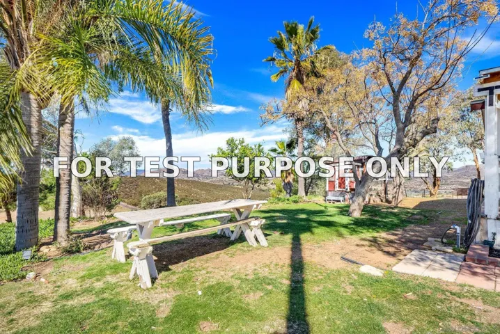 Demo/Test Data 40110 Angora Ln, Temecula, Ca 92592