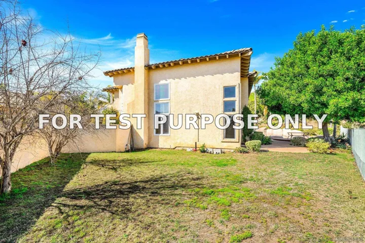 Demo/Test Data 3176 Via Montaneta, Escondido, Ca 92029