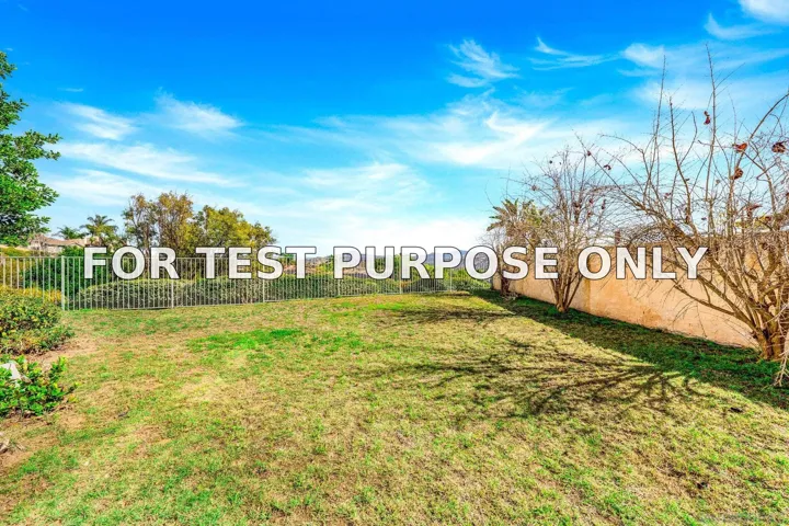 Demo/Test Data 3176 Via Montaneta, Escondido, Ca 92029