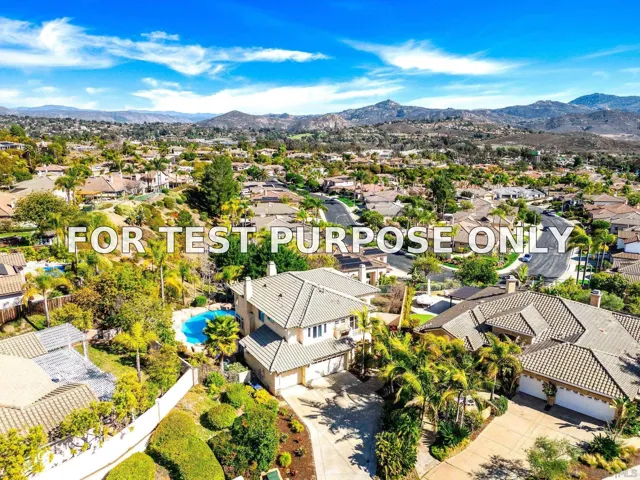 Demo/Test Data 3176 Via Montaneta, Escondido, Ca 92029