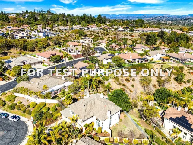 Demo/Test Data 3176 Via Montaneta, Escondido, Ca 92029