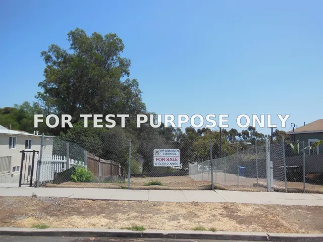 Demo/Test Data 0000 37th St Unit 9&10 Par As Per Ros 3787 In, San Diego, Ca 92105