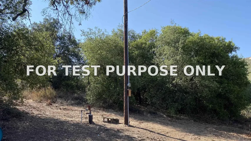 Demo/Test Data Japatul Valley Rd Unit 0, Alpine, Ca 91901