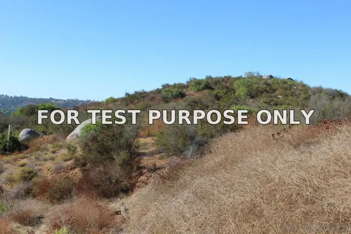 Demo/Test Data Taberna Vista Way & Tavern Rd, Alpine, Ca 91901