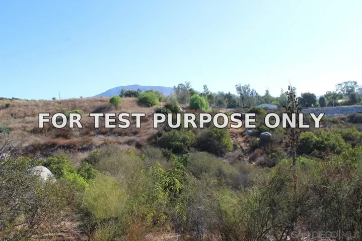 Demo/Test Data Taberna Vista Way & Tavern Rd, Alpine, Ca 91901