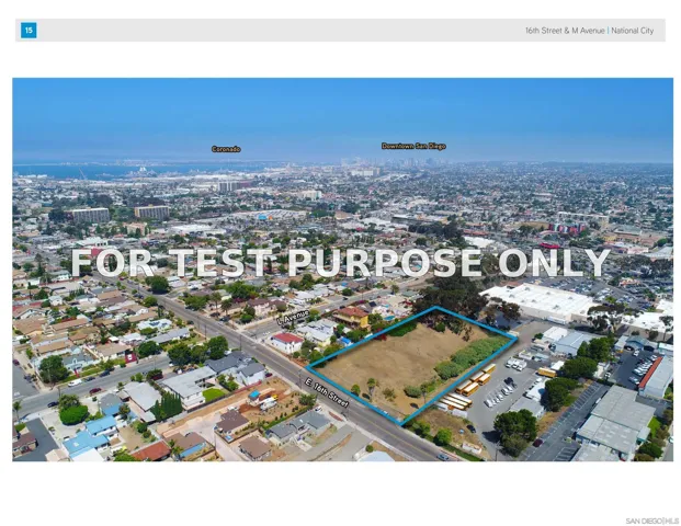 Demo/Test Data M Ave Unit 0, National City, Ca 91950