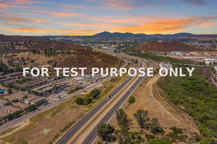 Demo/Test Data 11600 Woodside Avenue, Lakeside, Ca 92040