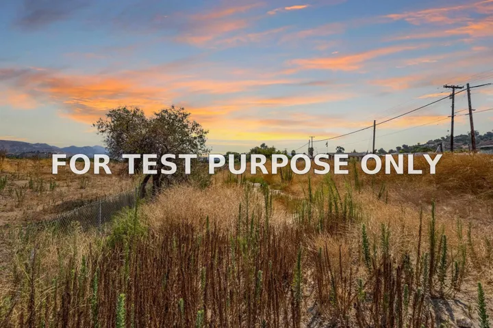 Demo/Test Data 11600 Woodside Avenue, Lakeside, Ca 92040