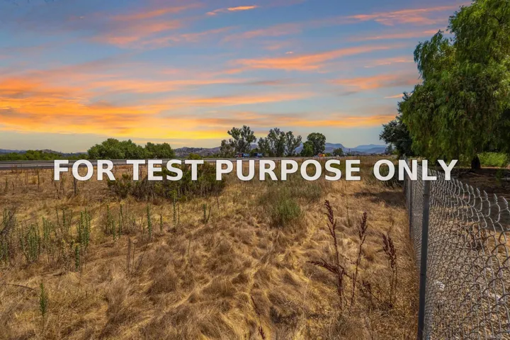Demo/Test Data 11600 Woodside Avenue, Lakeside, Ca 92040