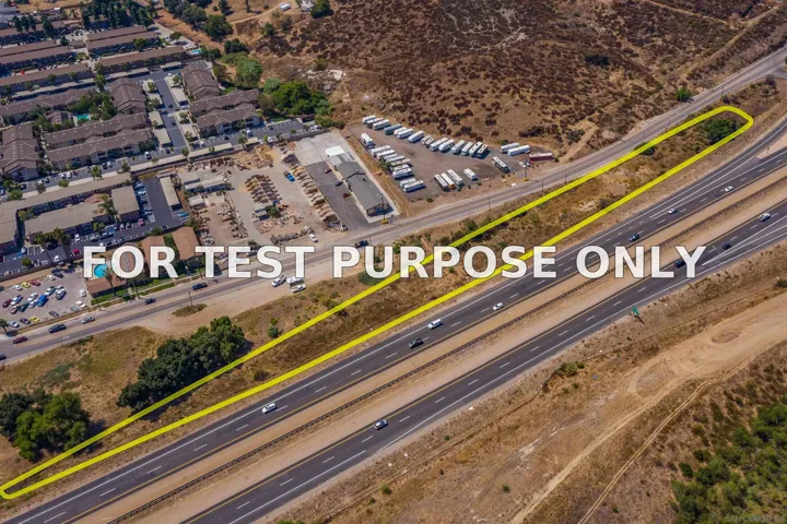 Demo/Test Data 11600 Woodside Avenue, Lakeside, Ca 92040