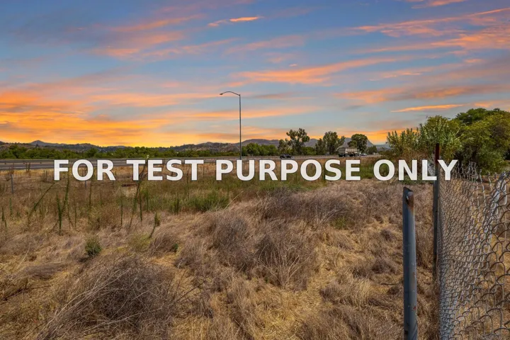 Demo/Test Data 11600 Woodside Avenue, Lakeside, Ca 92040