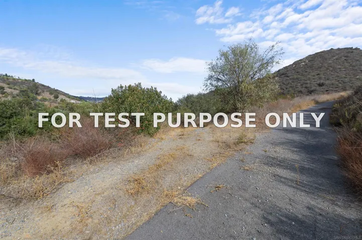 Demo/Test Data 0000 Jamul Dr. Unit 519-050-31-00, Jamul, Ca 91935