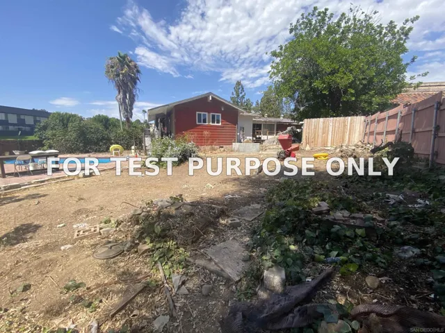 Demo/Test Data 5679 Lake Park Way, La Mesa, Ca 91942