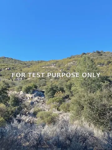 Demo/Test Data Sanderson Road Unit 1, Pine Valley, Ca 91962