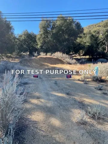 Demo/Test Data Sanderson Road Unit 1, Pine Valley, Ca 91962