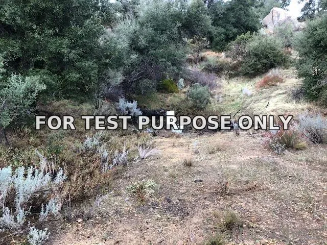 Demo/Test Data Sanderson Road Unit 1, Pine Valley, Ca 91962