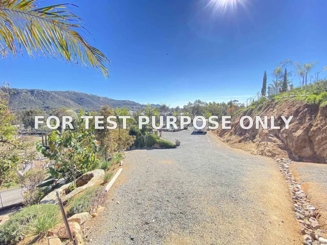 Demo/Test Data 2752 Rainbow Valley Blvd Unit 2, Fallbrook, Ca 92028
