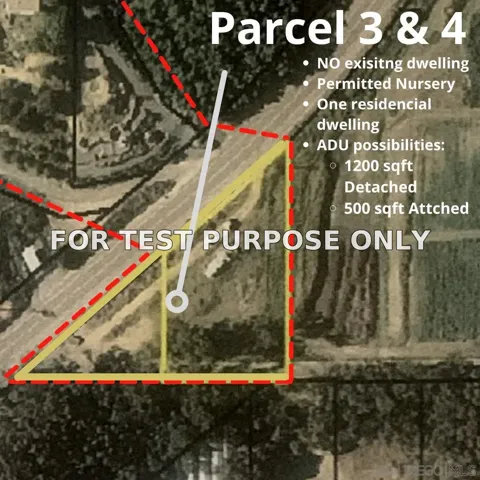 Demo/Test Data 5424 Rainbow Creek Rd Unit 3, Rainbow, Ca 92028