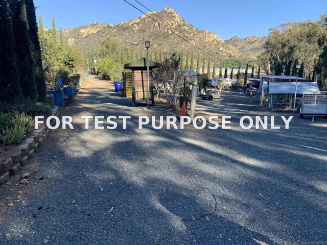 Demo/Test Data 5424 Rainbow Creek Rd Unit 3, Rainbow, Ca 92028